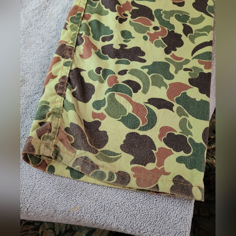 Vintage SafTbak Pants Mens 36x29 Duck Camo Hunting Canvas Altoona PA USA - Picture 9 of 10